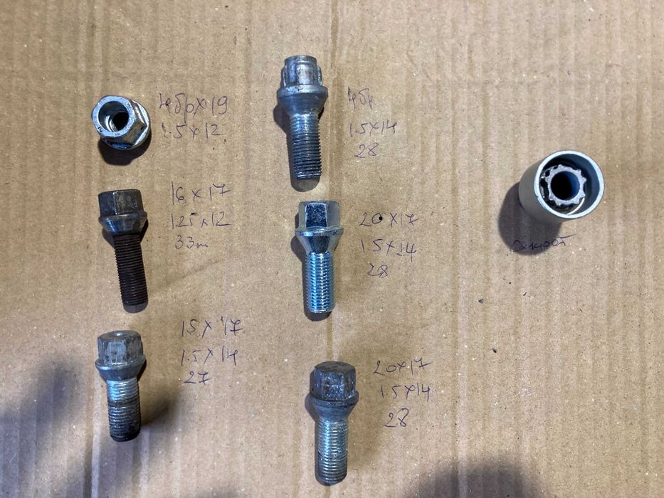 Гайки за Джанти Болтове за Джанти Различни модели Оригинални