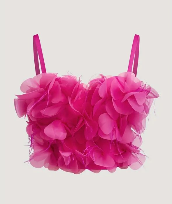 Top corset fucsia