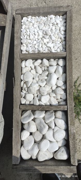 Pietricele ornamentale Albe 3-6 Cm Sac 20 kg