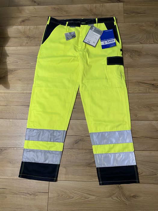 PLANAM-pantaloni NOI, cu eticheta, de lucru, Neon, barbati , 56