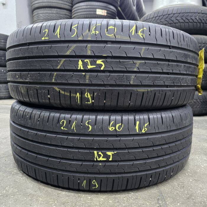 2x 215/60/16 VARA CONTINENTAL 2019 Stare excelentă