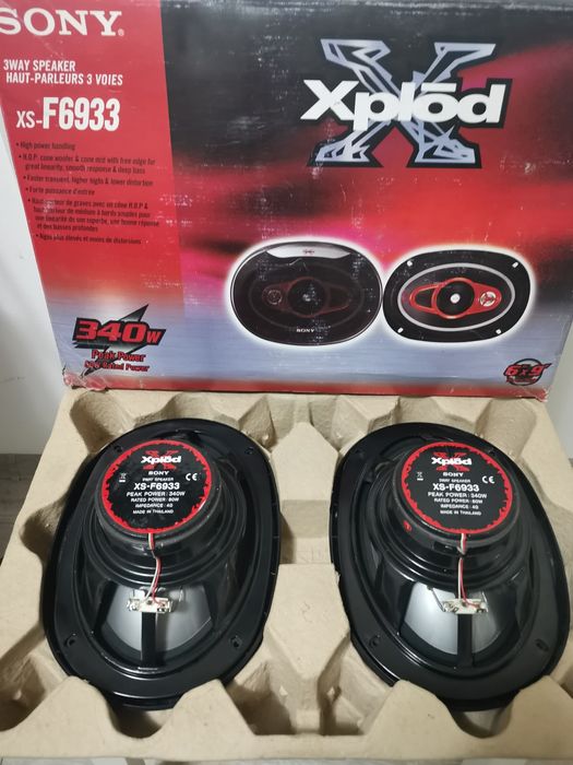 Sistem Audio Auto Sony Xplod: Player CDX-GT929U + Boxe Ovale 340W