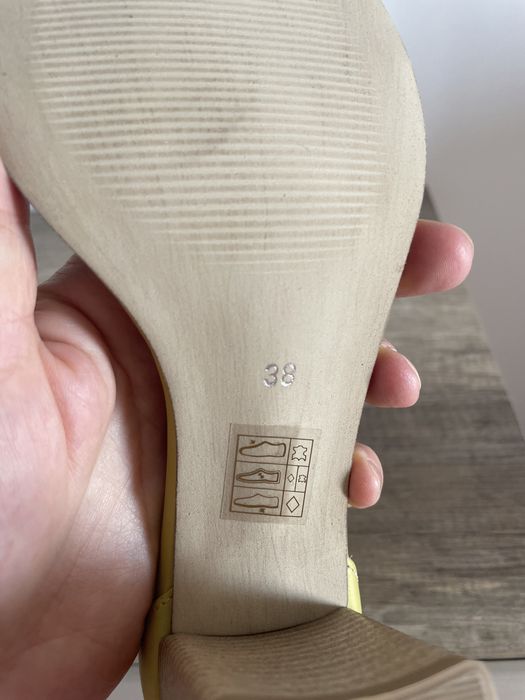 Sandale galben / verde lamaie Versace 19.69 noi 38