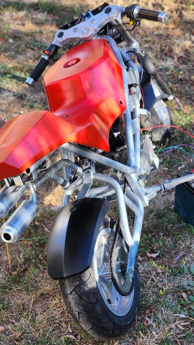 Мини покет със електрически стартер