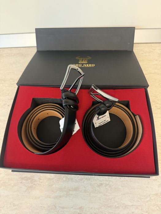 2 curele piele naturala TORO NERO