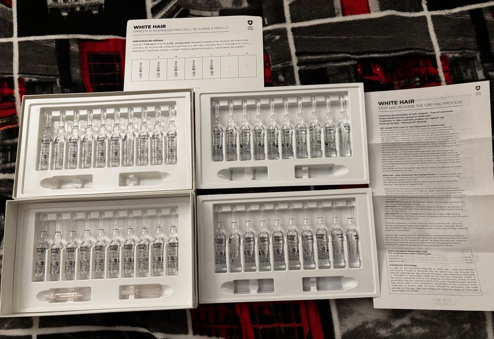 Crescina fiole anti încărunțire