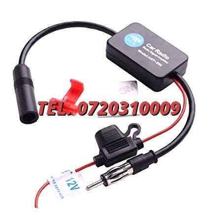 amplificator camioane pentru semnal antena radio auto fm 12V