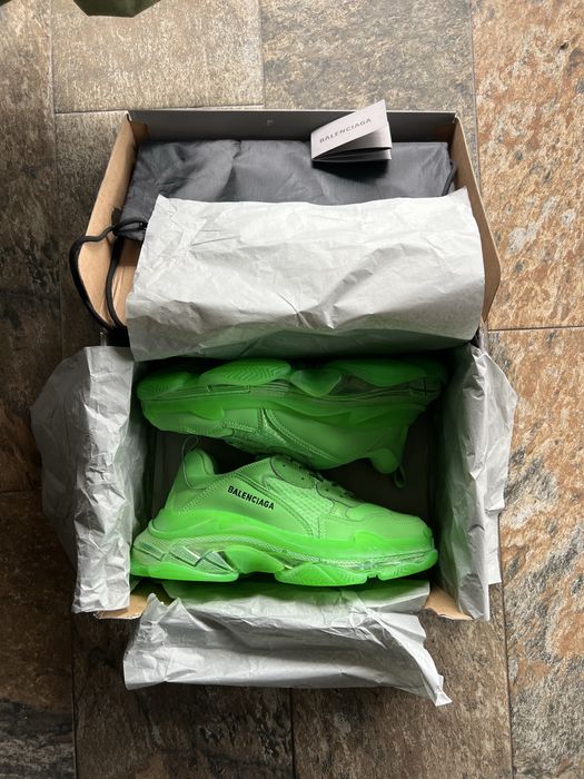 Balenciaga Triple S Neon Green