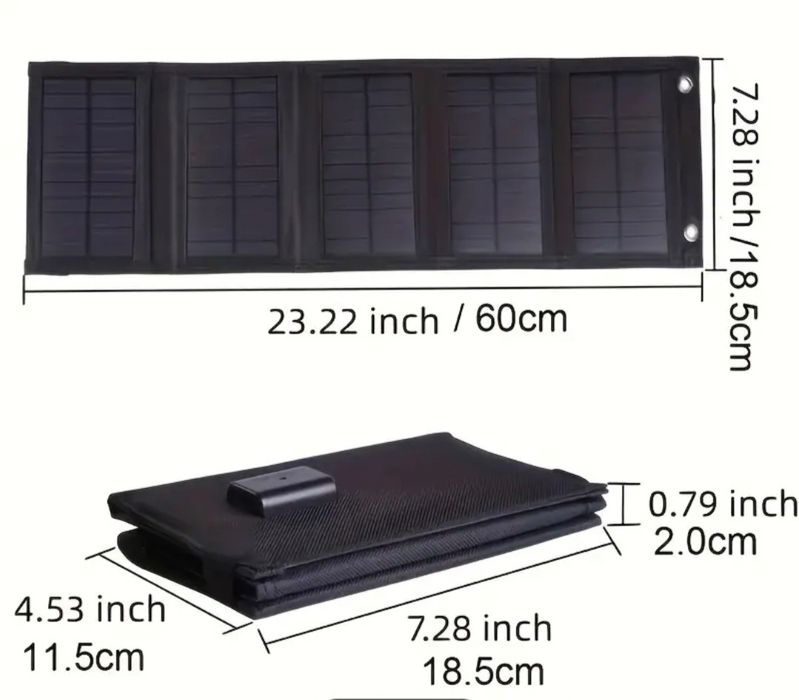 Incarcator solar 35 W, 150 lei