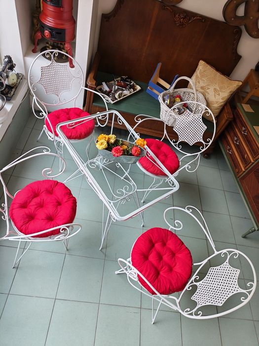 Градински комплект ковано желязо