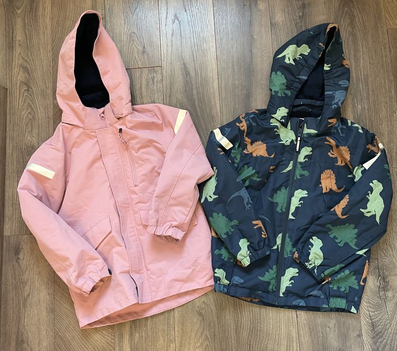 Софтшел якета H&M, поларени комплекти и дъждобоани. 122/128 р-р(6-8г.)