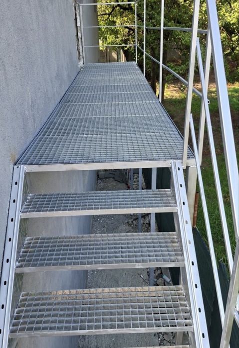 Trepte si gretare zincate galvanizate grilaje