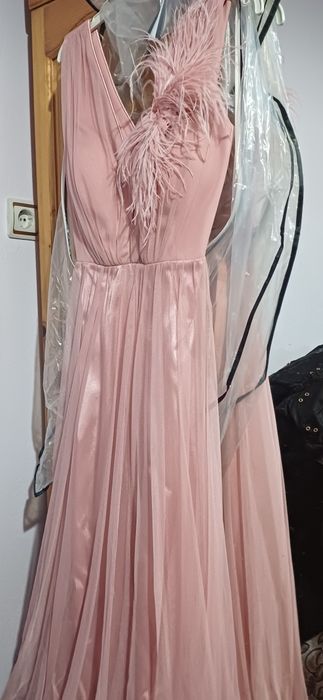 Разпродажба Розова официална рокля Нова