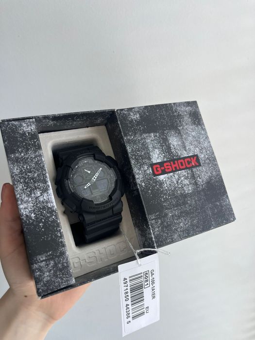 Casio G-Shock GA-100-1A1ER,nou, bon fiscal (592 lei), cutie + garanție