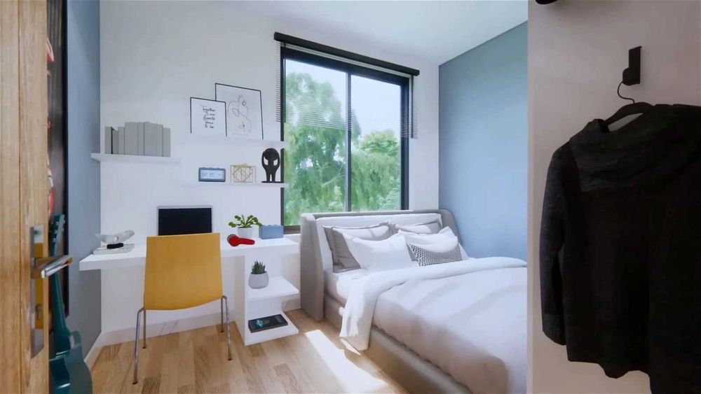 НА ИЗПЛАЩАНЕ - Евтина двуетажна сглобяема къща с 4 спални, 132 кв. м