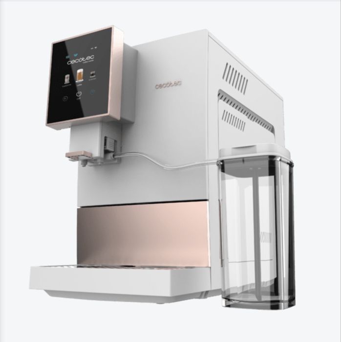 !!!Нова!!! Кафеавтомат Cecotec Cremmaet Compactccino White Rose 19bar 1450W Автоматична кафе машина с резервоар за мляко Cecotec