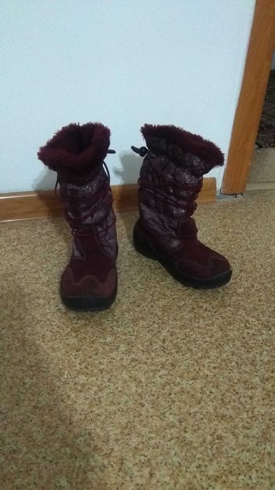 Зимние меховые сапоги для девочки 29 разм.