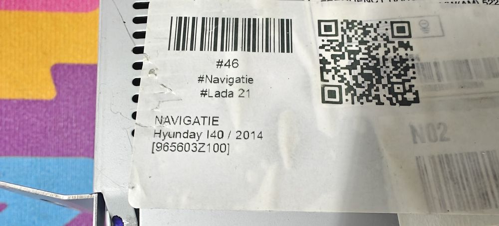 Radio CD cu navigatie Hyundai i40 2015 cod 96560-3Z000