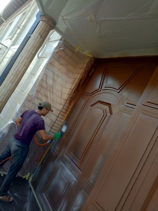 Покраска и Реставрация ворот. И ремонт ворот дверей.  Неродого и качес