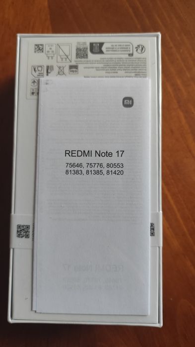 Чисто нов Redmi note 17 4g