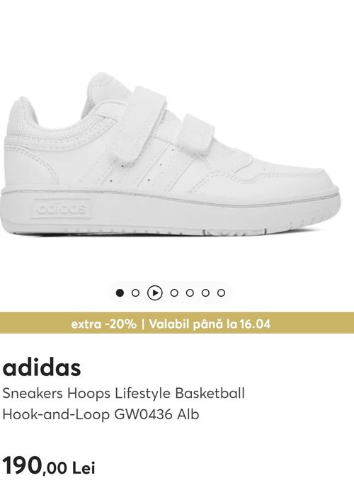 Adidași albi cu scai, nr. 31