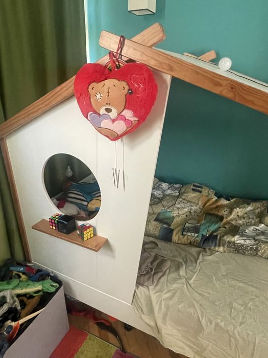 Pat copil tip casuta