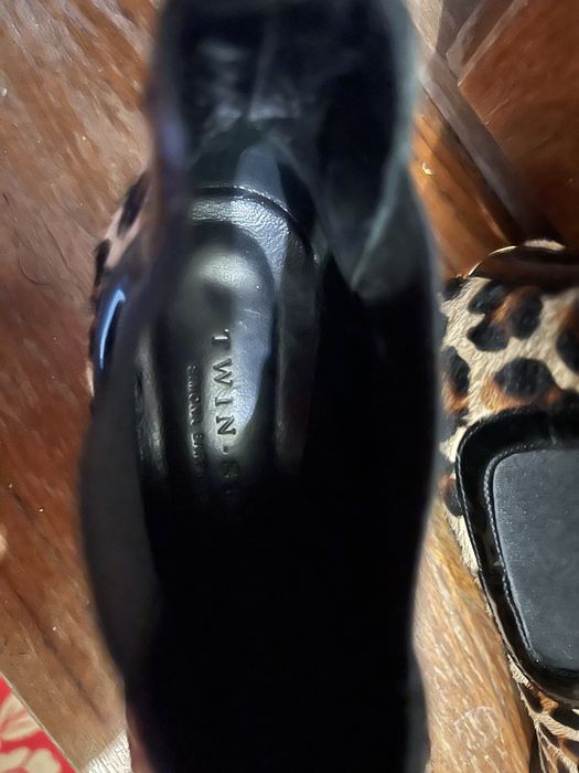 Cizme Twin Set, originale, piele ponei