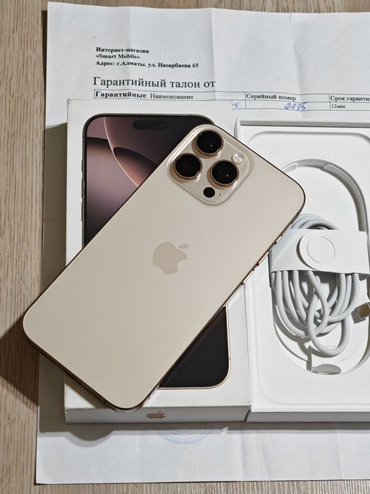 iPhone 16 Pro Max 256 gb ёмкость 100