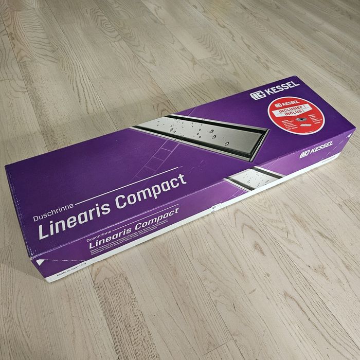 Set complet rigola dus 65cm Kessel cu sita par si clapeta multisttop