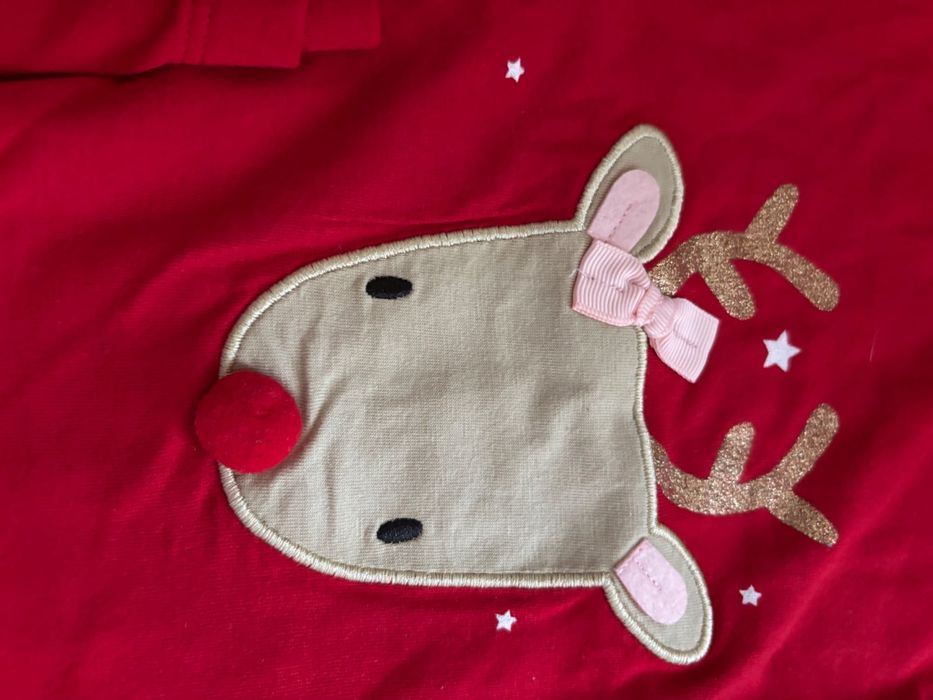 Коледен комплект червен