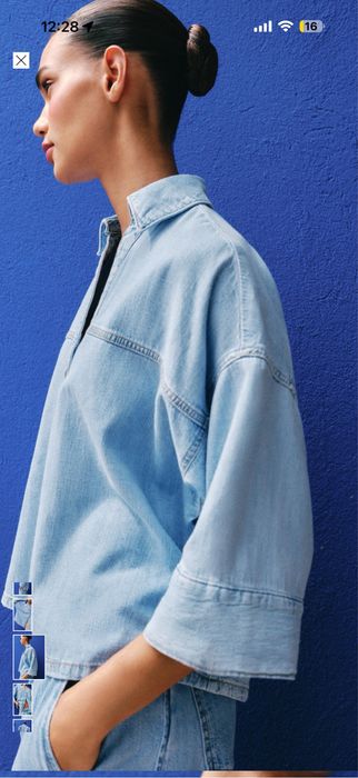 Джинсовый костюм Zara