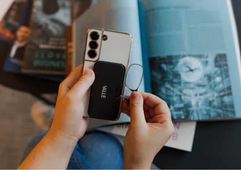 Компактни очила за четене без ръкави-Válle Mini Mobile диоптър+1.5