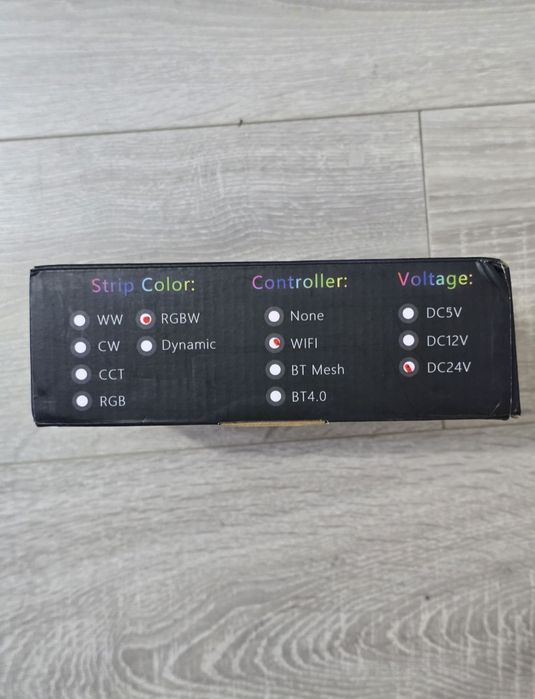 Bandă LED COB RGBW 10m WiFi – 672 LED/m, 24V, Alexa & Google Home