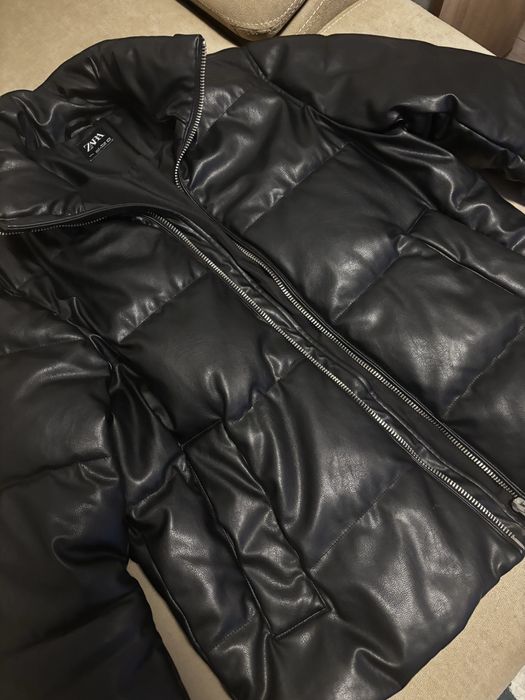 Geaca Zara iarna piele ecologica