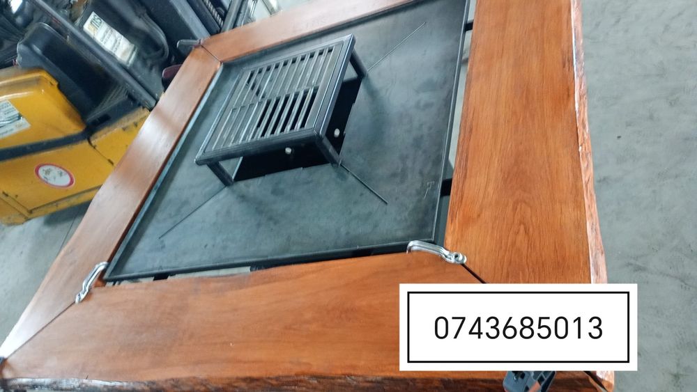 Gratar cu plita pentru gradina