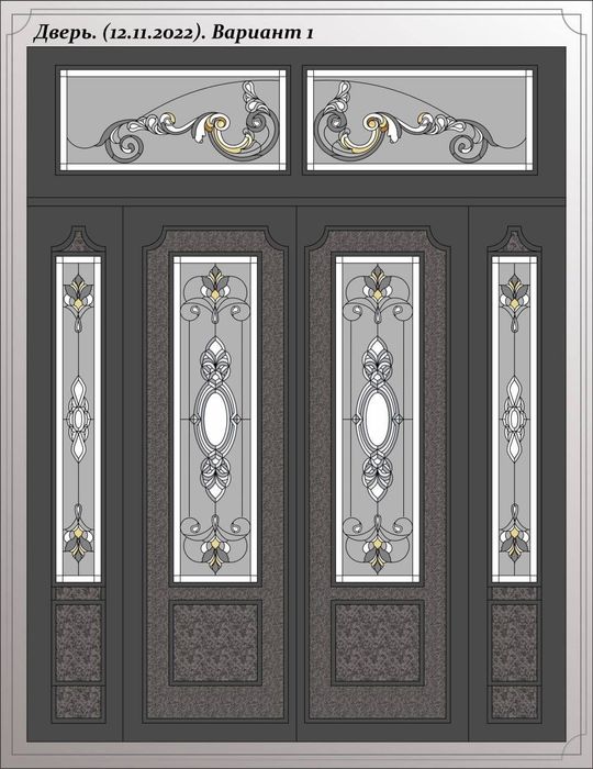 Художественные витражи на стёкла