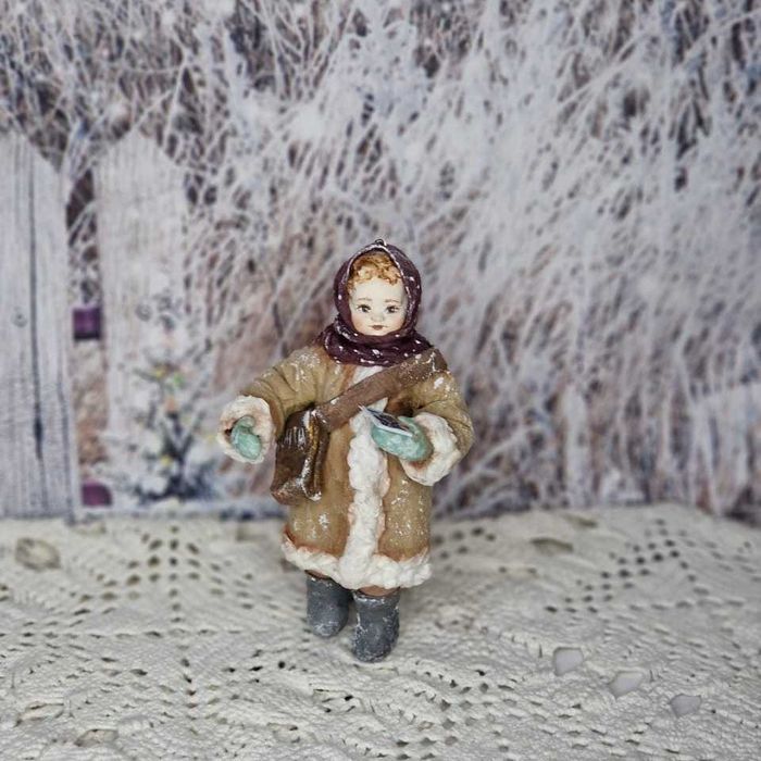 Ватные елочные игрушки