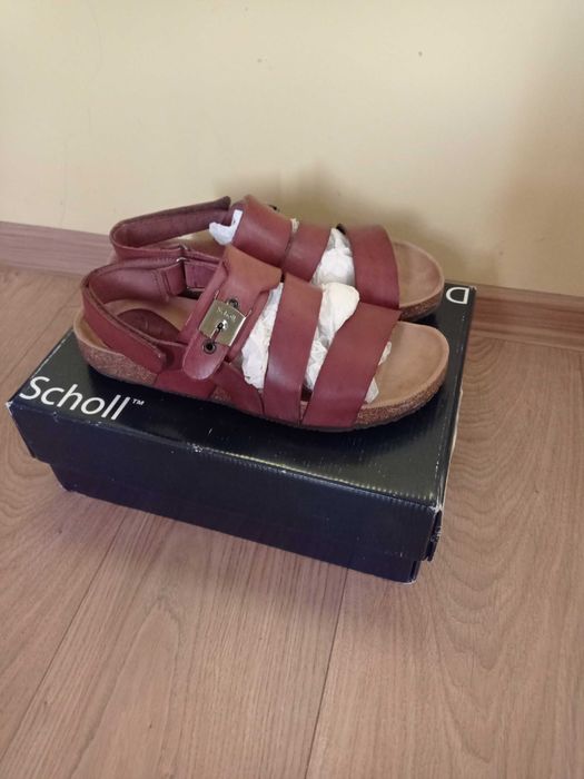Кожени мъжки сандали Scholl