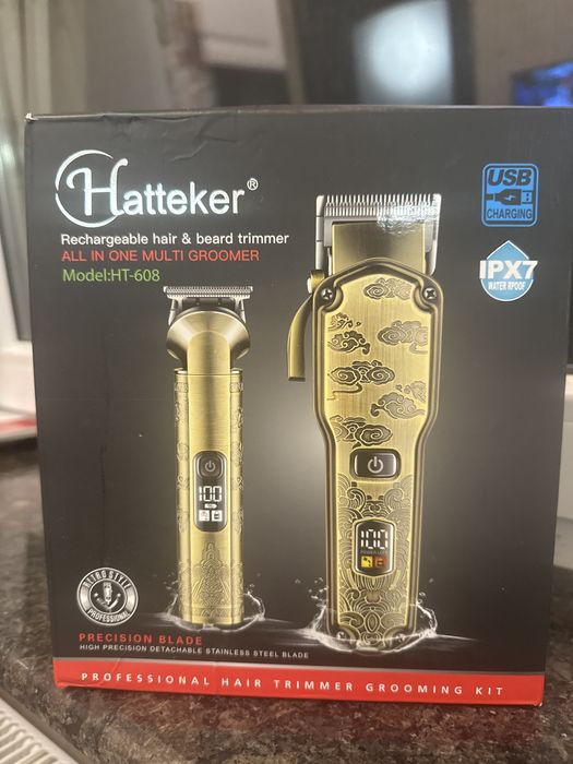 Kit masina tuns si trimmer Hatteker nou nout