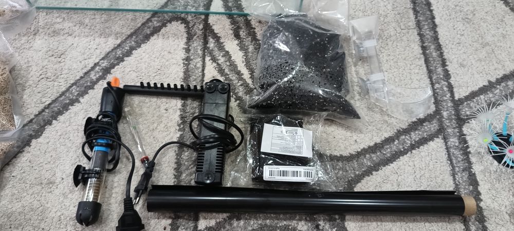 Аквариум 39л като нов напълно оборудван