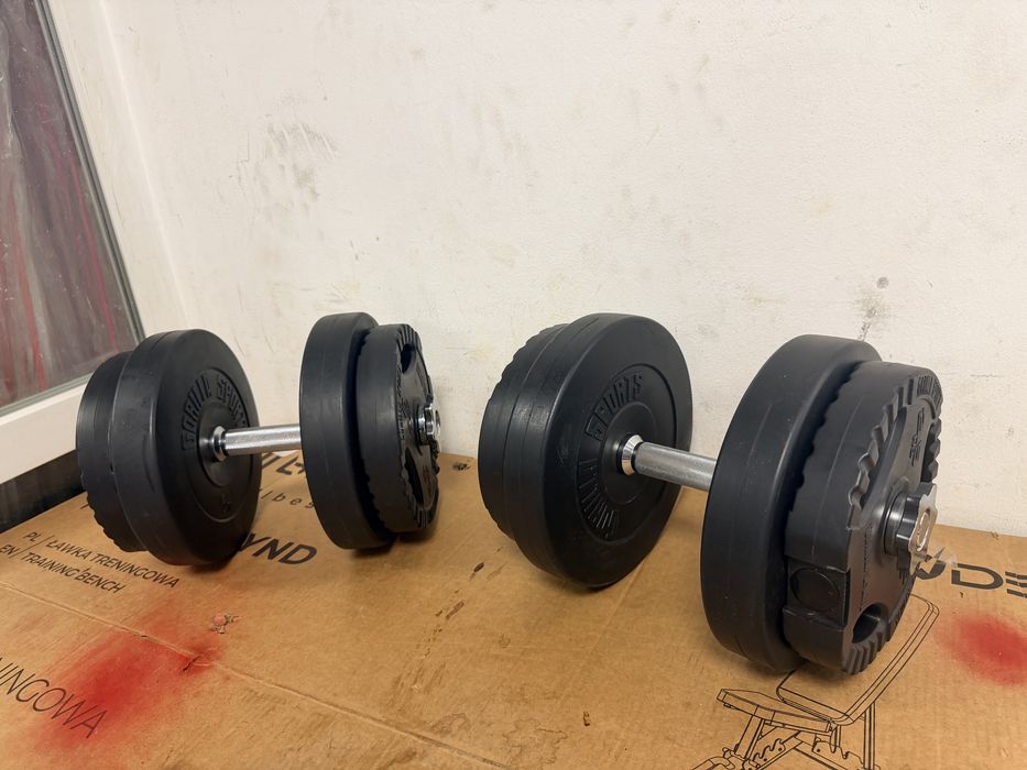Gantere reglabile 35 kg, 17,5 kg+17,5 kg=35 kg. Pret promo 200 lei noi Germany. Anunt Valabil, mai am pe stoc 30 de seturi