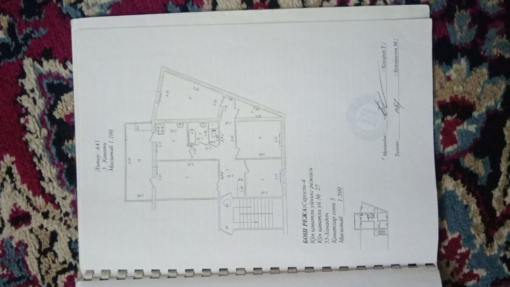 Kvartira sotiladi. Sergeli 4. 4/5/5.