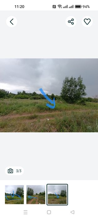 Участок на даче, без домика
