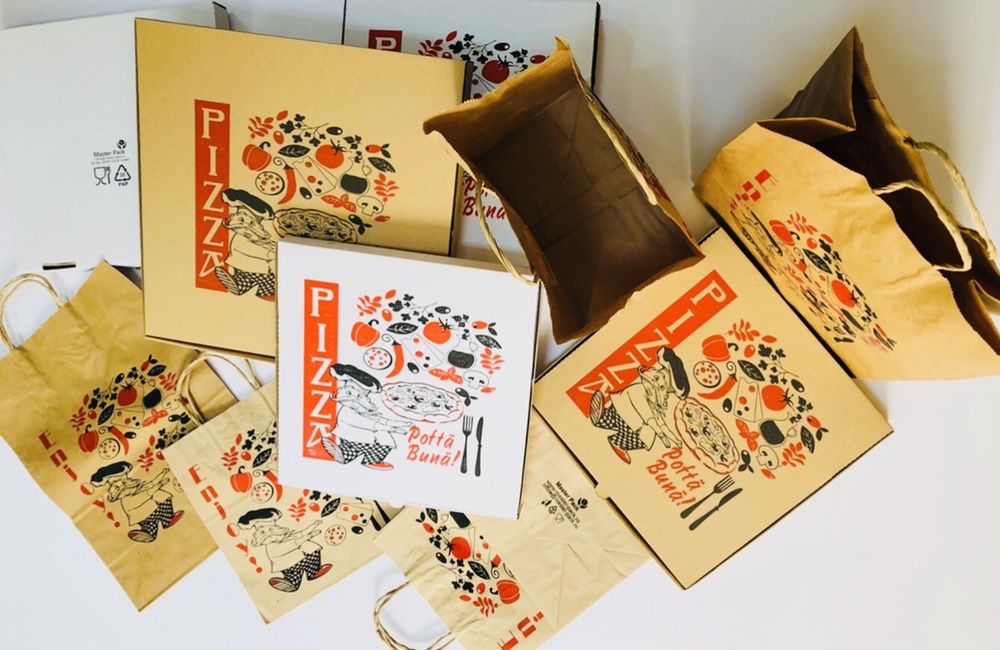Cutii pizza & delivery personalizate