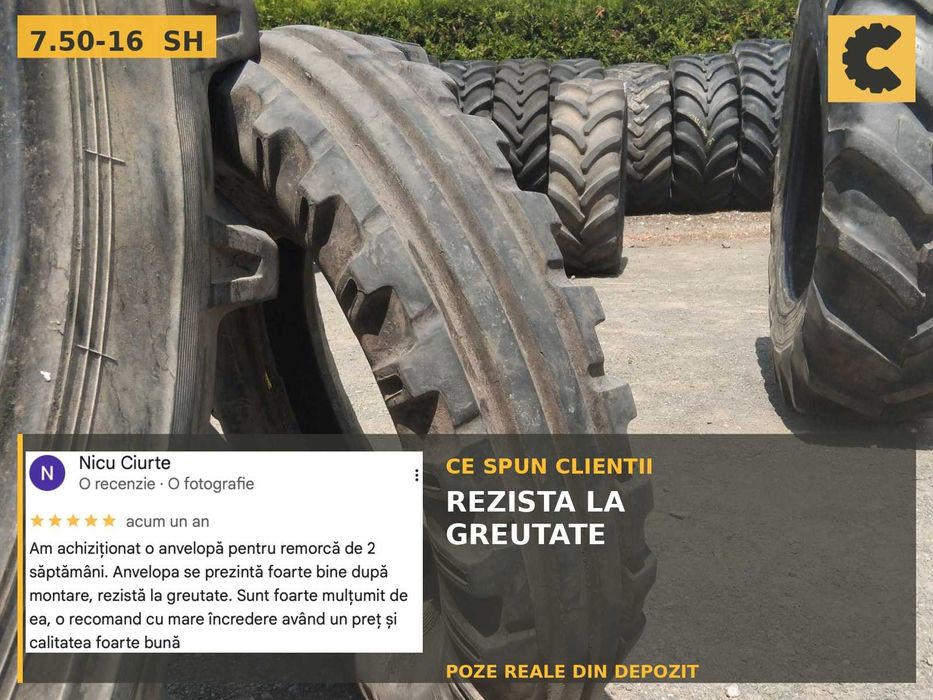 Cauciucuri 7.50-16 Continental Anvelope Tractor SH FACTURA Garantie