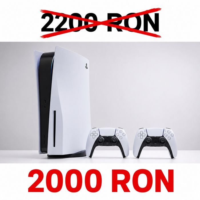 PS5 DISK EDITION +2 controllere