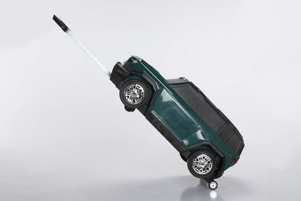 Valiza tip masinuta, Kinderauto SPEED, multifunctionala 2 in 1