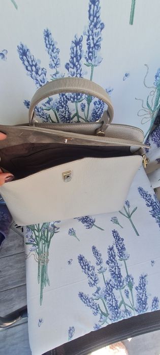 Чанта FURLA, модел PIPER, цвят светло бежов
