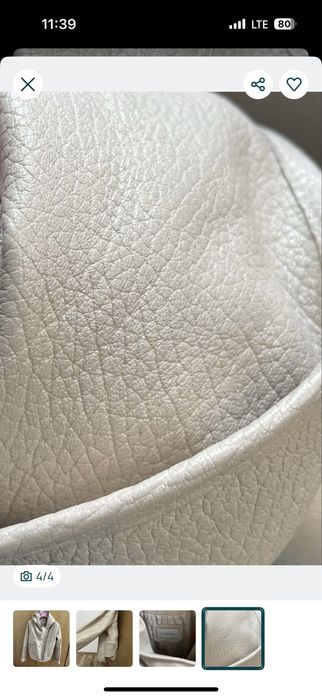 Geaca piele auriu L/XL