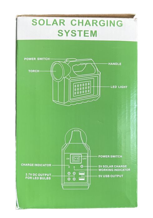 Соларен фенер GDTIMES GD-101 за домашно и къмпинг осветление
